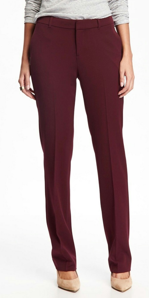 Old Navy Mid-Rise Straight Trousers